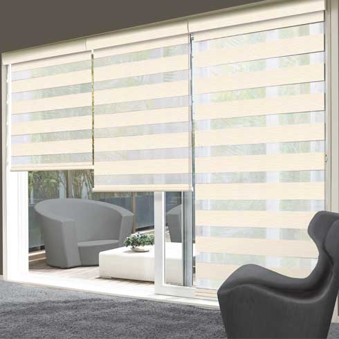 Brix Eggshell Duplex Blinds