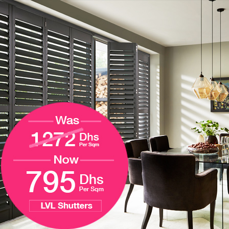 plantation shutters Dubai Blinds