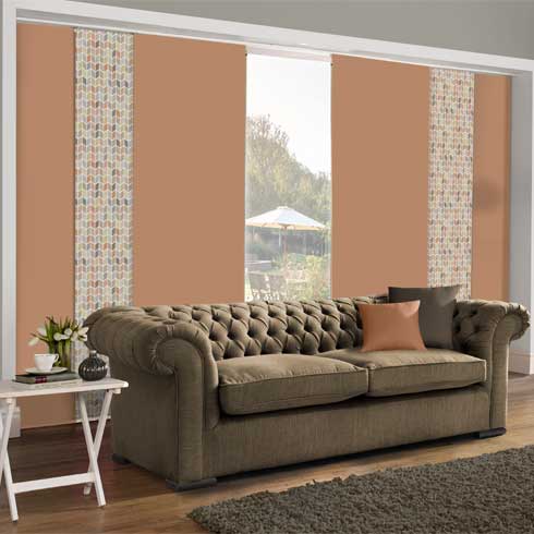 Prism Caramel Alternate colour Panel Blind Prism Caramel Alternate colour Panel Blind