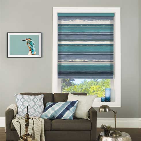 Aquarelle Ocean Roller Blinds