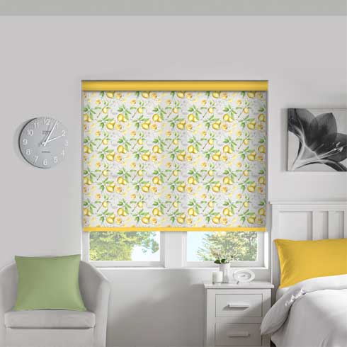 Citronelle Yellow Roller Blinds