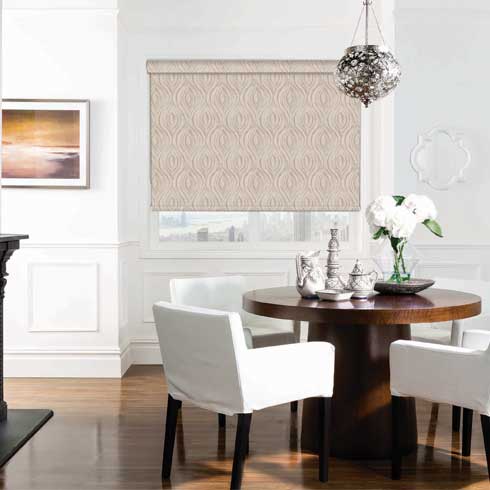 Lalita Apricot Roller Blinds