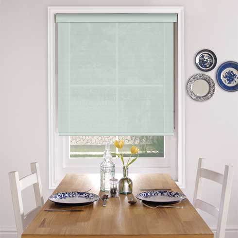 Lattice Mint Roller Blinds