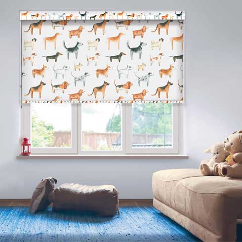 Puppies Roller Blinds Puppies Roller Blinds