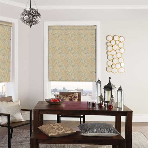 Verdure Mustard Roller Blinds