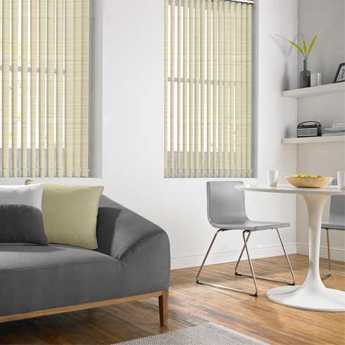 Cascade Ochre Vertical Blinds