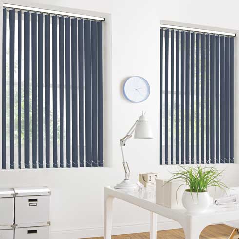 Essen Denim Vertical Blinds Essen Denim Vertical Blinds