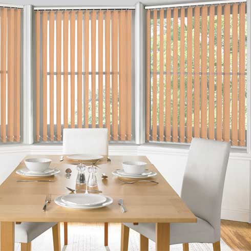 Windsor Honey Vertical Blinds