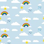 Rainbow Sky Blue
